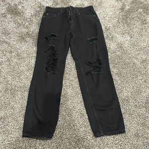 AREO black mom jeans